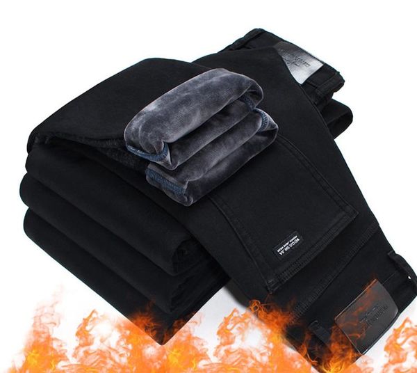 men fashion winter jeans men black color slim fit stretch thick velvet pants warm jeans casual fleece trousers male, Blue
men fashion winter jeans men black color slim fit stretch thick velvet pants warm jeans casual fleece trousers male, Blue