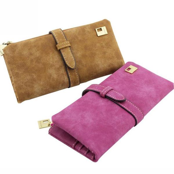 wallets 2021 fashion nubuck leather women's long design zipper cell phone purse two fold card holder ladies clutch bag, Red;black
wallets 2021 fashion nubuck leather women's long design zipper cell phone purse two fold card holder ladies clutch bag, Red;black