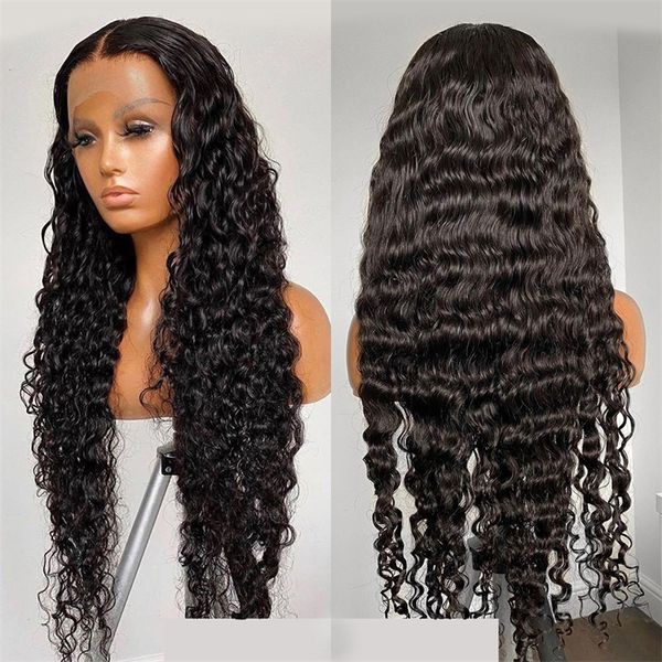 long curly 180 density black color deep wave lace front wig for black women with baby hair heat temperature glueless, Black;brown
long curly 180 density black color deep wave lace front wig for black women with baby hair heat temperature glueless, Black;brown