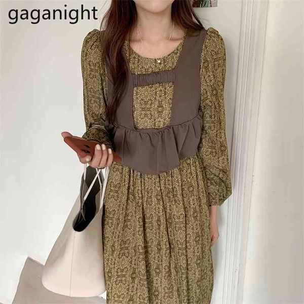 vintage floral women maxi dress long sleeve o neck spring autumn dresses female chic korean vestidos with ruffles vest 210601, Black;gray
vintage floral women maxi dress long sleeve o neck spring autumn dresses female chic korean vestidos with ruffles vest 210601, Black;gray