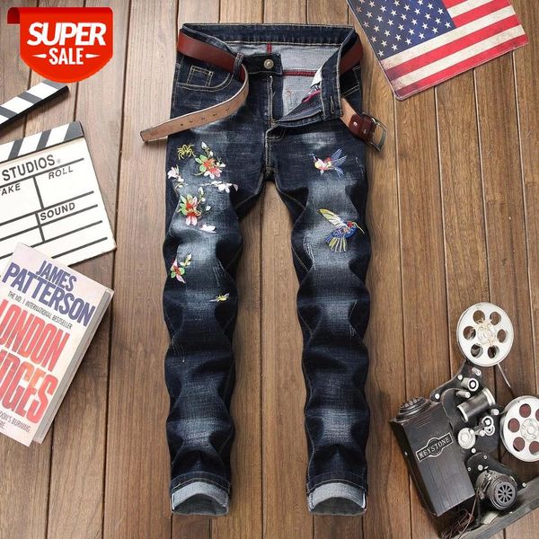 2019 fashion ripped jeans men pants skinny slim straight denim men jeans distressed bottom new brand black pants clothes #uh0y, Blue
2019 fashion ripped jeans men pants skinny slim straight denim men jeans distressed bottom new brand black pants clothes #uh0y, Blue