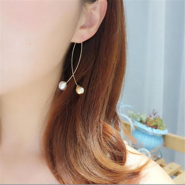 dangle & chandelier simple fashion earrings 2021 imitation pearl wedding jewelry hanging elegant long for women, Silver
dangle & chandelier simple fashion earrings 2021 imitation pearl wedding jewelry hanging elegant long for women, Silver