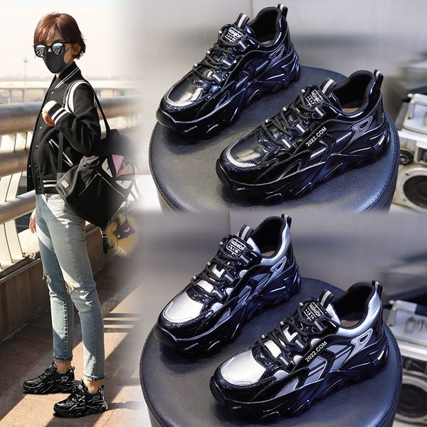 autumn and winter 2021 thick soled casual daddy shoes women's sports versatile shallow mouth running single, Black;white
autumn and winter 2021 thick soled casual daddy shoes women's sports versatile shallow mouth running single, Black;white