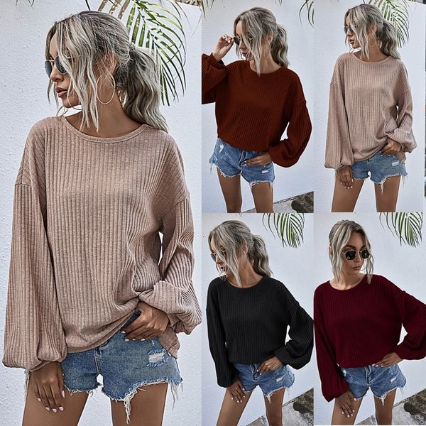 2021 new moda feminina primavera camisetas casual lanterna o-pescoo solto pulveres tricotadas vintage slido camiseta manga owhu ccku, White
2021 new moda feminina primavera camisetas casual lanterna o-pescoo solto pulveres tricotadas vintage slido camiseta manga owhu ccku, White