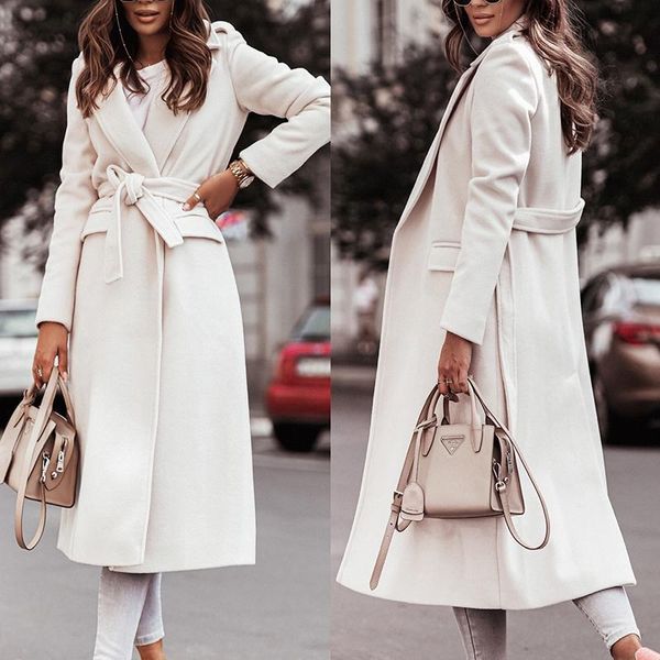 women's wool & blends elegant turn-down collar women outwear fashion double breasted autumn winter long cardigan ol style solid warm wo, Black
women's wool & blends elegant turn-down collar women outwear fashion double breasted autumn winter long cardigan ol style solid warm wo, Black