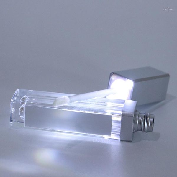 storage bottles & jars empty makeup diy lip gloss bottle black/silver square tube with led light mirror labial glair 7.5ml
storage bottles & jars empty makeup diy lip gloss bottle black/silver square tube with led light mirror labial glair 7.5ml