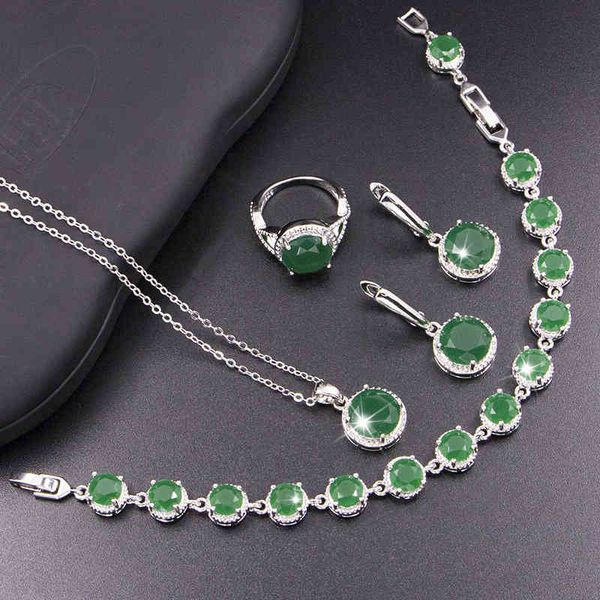 xutaayi earrings 925 silver wedding jewelry sets for women jade green bracelet rings bridal pendant necklace set
xutaayi earrings 925 silver wedding jewelry sets for women jade green bracelet rings bridal pendant necklace set