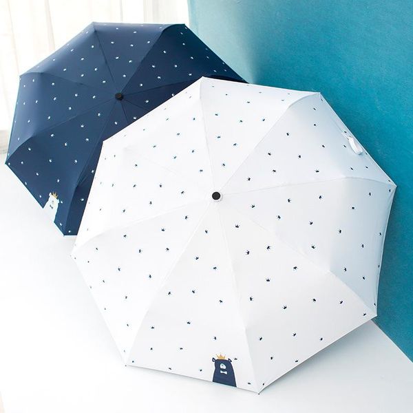 umbrellas anti-ultraviolet sun umbrella, women's three-fold folding rain and sun, small fresh student goddess
umbrellas anti-ultraviolet sun umbrella, women's three-fold folding rain and sun, small fresh student goddess