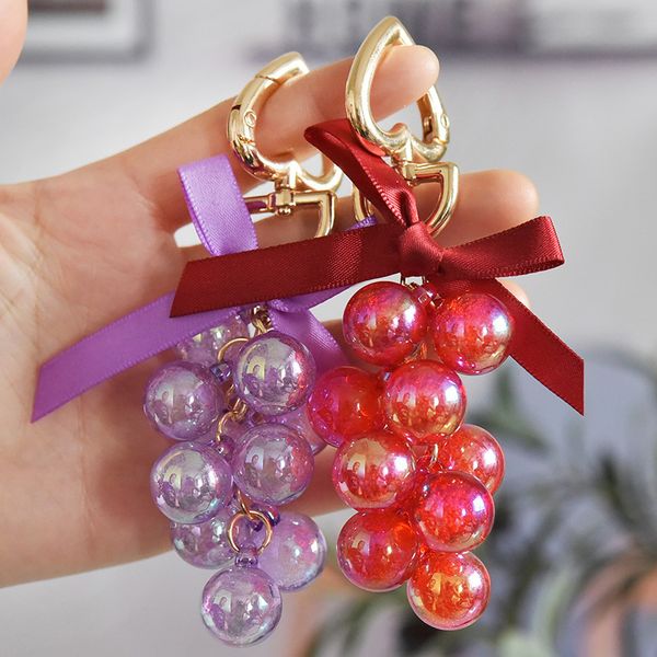 creative acrylic series grape student bag pendant men's and women's car key chain a1, Silver
creative acrylic series grape student bag pendant men's and women's car key chain a1, Silver