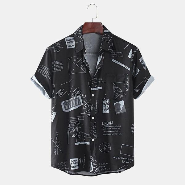 men's t-shirts us size 2021 hawaiian shirts mens funny abstract cartoon slogan chest pocket short sleeve summer beach blouse, White;black
men's t-shirts us size 2021 hawaiian shirts mens funny abstract cartoon slogan chest pocket short sleeve summer beach blouse, White;black