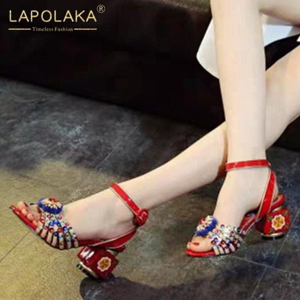 sandals lapolaka 2021 fashion patent leather ins trendy luxury designer summer women shoes crystal flowers colorful sandal, Black
sandals lapolaka 2021 fashion patent leather ins trendy luxury designer summer women shoes crystal flowers colorful sandal, Black