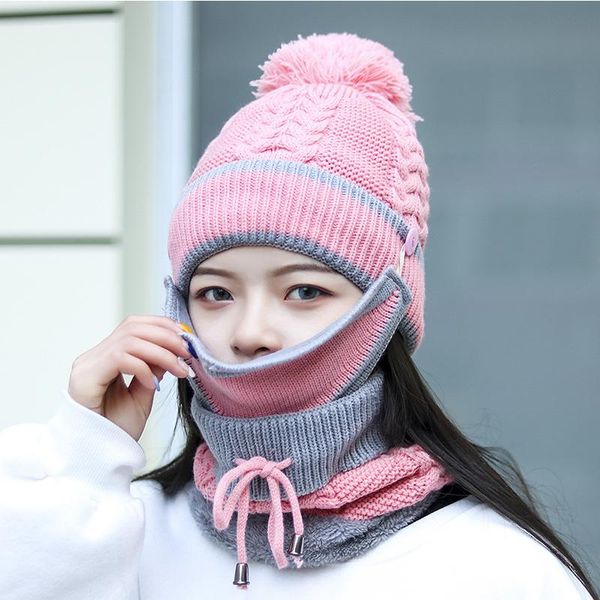 beanie/skull caps set women's winter woolen scarf neck warmer ladies girls skullies beanies warm fleece knitted hat+scarf+mask 3 pieces, Blue;gray
beanie/skull caps set women's winter woolen scarf neck warmer ladies girls skullies beanies warm fleece knitted hat+scarf+mask 3 pieces, Blue;gray