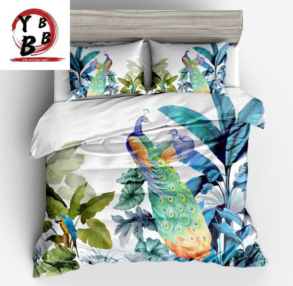 fashion peacock animal 3d printed 100% polyester duvet quilt pillow black blue red yellow bed double full king size bedding set
fashion peacock animal 3d printed 100% polyester duvet quilt pillow black blue red yellow bed double full king size bedding set
