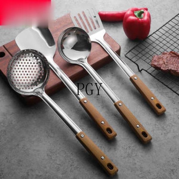 spoons thickened stainless steel kitchenware set spatula frying shovel spoon colander cooking tool household kitchen
spoons thickened stainless steel kitchenware set spatula frying shovel spoon colander cooking tool household kitchen