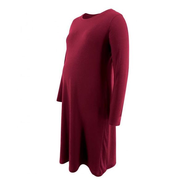 maternity dresses casual solid loose clothes for work women pregnancy dress long sleeve boat neck pregnant, White
maternity dresses casual solid loose clothes for work women pregnancy dress long sleeve boat neck pregnant, White
