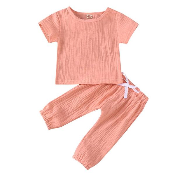 clothing sets 2021 summer baby clothes for 0-3 years old kids boys girls children set cotton linen candy color t-shirt+pants suit, White
clothing sets 2021 summer baby clothes for 0-3 years old kids boys girls children set cotton linen candy color t-shirt+pants suit, White