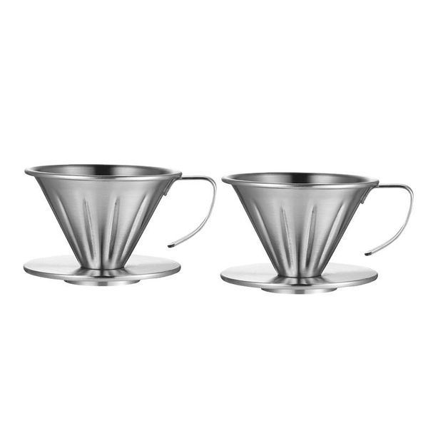 coffee filters 2pcs filter cup drip hand-made stainless steel
coffee filters 2pcs filter cup drip hand-made stainless steel