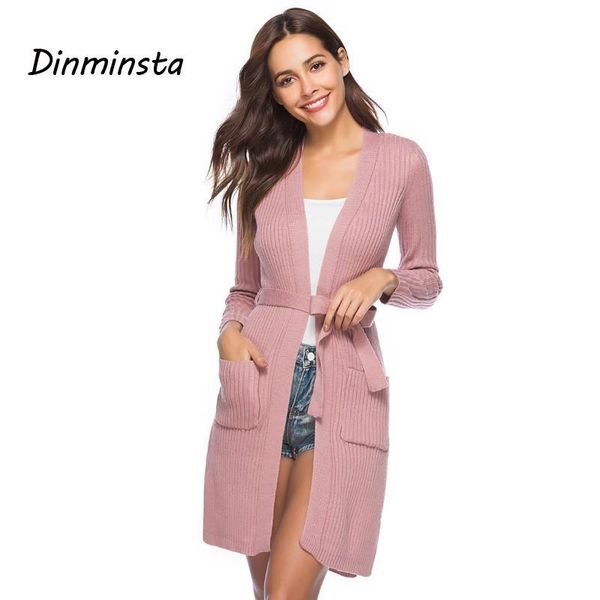 women's sweaters dinminsta 2021 winter cashmere sweater women cardigan with sashes long lady casual loose knitted female clothes, White;black
women's sweaters dinminsta 2021 winter cashmere sweater women cardigan with sashes long lady casual loose knitted female clothes, White;black