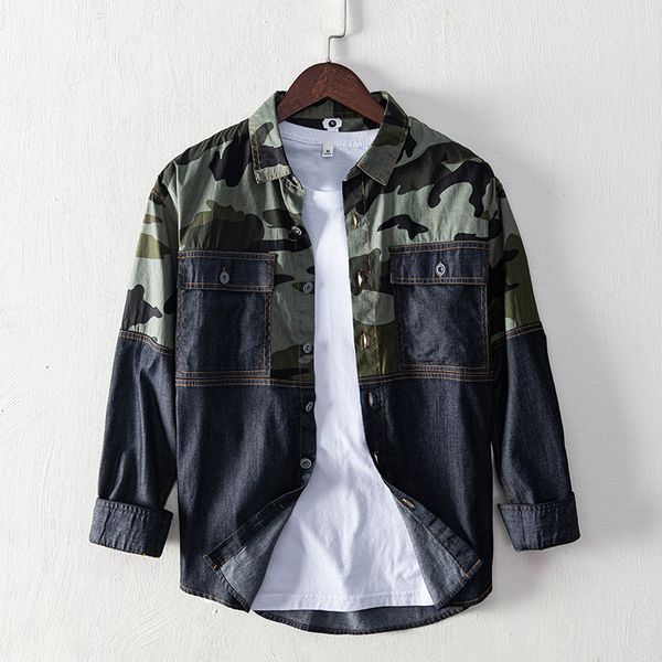 2021 spring new style long-sleeved pure cotton denim shirt brand simple daily shirts for men camouflage mens chemise 68ob, White;black
2021 spring new style long-sleeved pure cotton denim shirt brand simple daily shirts for men camouflage mens chemise 68ob, White;black