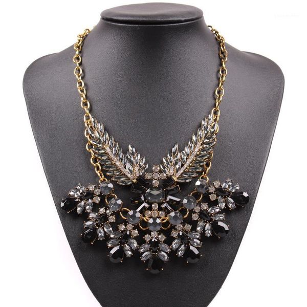 new fashion design model gold chain crystal bib chunky statement girls necklaces & pendants winter party gift jewelry1, Silver 
new fashion design model gold chain crystal bib chunky statement girls necklaces & pendants winter party gift jewelry1, Silver