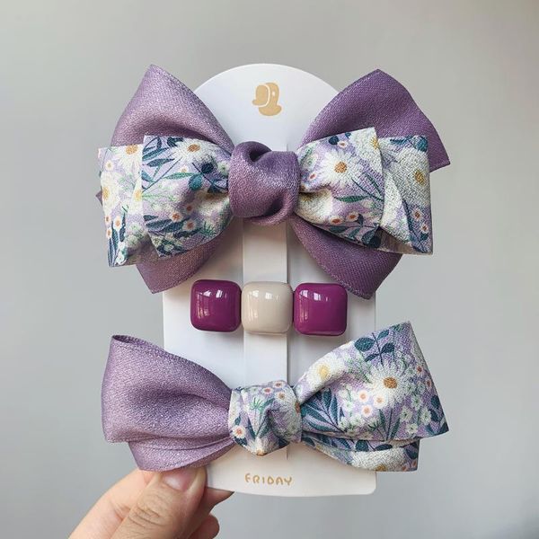 hair accessories 3 pcs / set rich purple dream retro art ribbon bow spring duckbill original women's combination yulanmalina, Slivery;white
hair accessories 3 pcs / set rich purple dream retro art ribbon bow spring duckbill original women's combination yulanmalina, Slivery;white