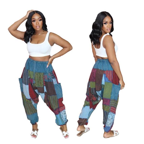 women's pants & capris zaggin 2021 autumn women irregular pattern print loose harem casual mid-waist elastic waist plus size long, Black;white
women's pants & capris zaggin 2021 autumn women irregular pattern print loose harem casual mid-waist elastic waist plus size long, Black;white