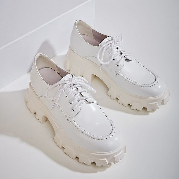 womens genuine leather lace-up flatform flats oxfords leisure thic sole brogues shoes soft comfortable casual shoedress shoes, Black
womens genuine leather lace-up flatform flats oxfords leisure thic sole brogues shoes soft comfortable casual shoedress shoes, Black