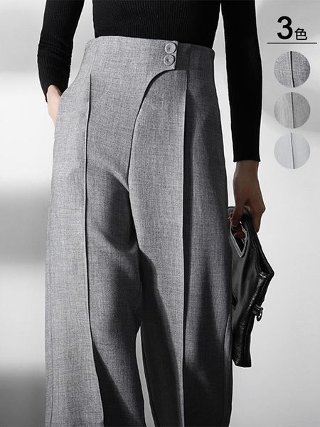 new 2021 casual high waist solid color wide leg pants women's wrinkle relaxed fit straight leg pant, Black;white
new 2021 casual high waist solid color wide leg pants women's wrinkle relaxed fit straight leg pant, Black;white