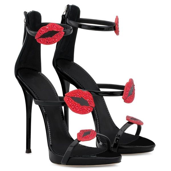 super high heeled sandals dinner party thin heels shoes women rhinestone nightclub night show roman gladiator sandalias, Black
super high heeled sandals dinner party thin heels shoes women rhinestone nightclub night show roman gladiator sandalias, Black