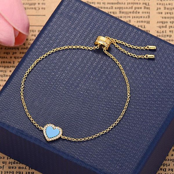 charm bracelets blue heart bracelet boho simple crystal zircon for woman party engagement jewelry gift zk45, Golden;silver
charm bracelets blue heart bracelet boho simple crystal zircon for woman party engagement jewelry gift zk45, Golden;silver