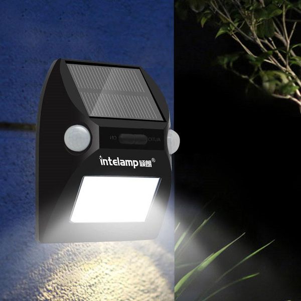 outdoor wall lamps solar led light lamp pir motion sensor lights sconce waterproof for garden street lighting