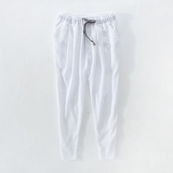 2021 new algodo linho brancas csaual outono e de vero moda bezerro-comprimento calas para homens pantalones 4c6g, Black
2021 new algodo linho brancas csaual outono e de vero moda bezerro-comprimento calas para homens pantalones 4c6g, Black