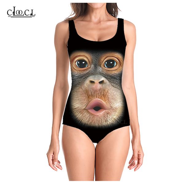 cloocl summer popular animal funny monkey 3d printed sleeveless women swimsuit fashion casual swimsuits beach one piece swimwear, White;black
cloocl summer popular animal funny monkey 3d printed sleeveless women swimsuit fashion casual swimsuits beach one piece swimwear, White;black