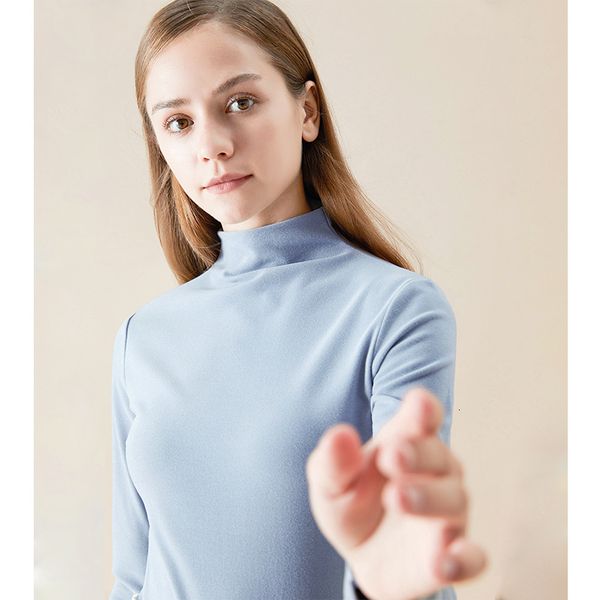 tees t-shirt autumn and winter 2021 women's meiyabi hyaluronic acid semi high collar bottoming shirt double-sided frosted long sleeve, White
tees t-shirt autumn and winter 2021 women's meiyabi hyaluronic acid semi high collar bottoming shirt double-sided frosted long sleeve, White