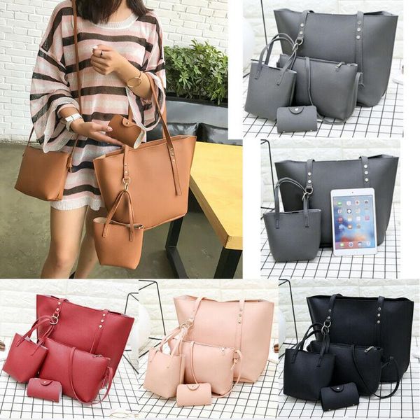 wallets 4 pcs women bags purse shoulder handbag tote messenger hobo satchel bag cross body, Red;black
wallets 4 pcs women bags purse shoulder handbag tote messenger hobo satchel bag cross body, Red;black