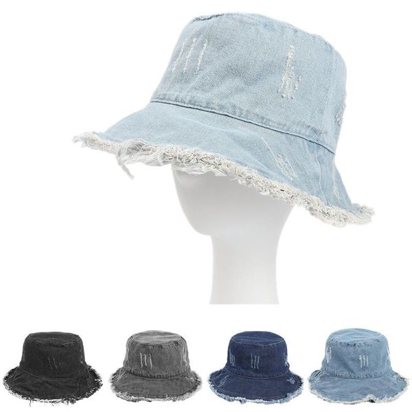 wide brim hats flat denim hole collapsible sun protection fisherman's hat burrs summer outdoor fishing basin cap, Blue;gray
wide brim hats flat denim hole collapsible sun protection fisherman's hat burrs summer outdoor fishing basin cap, Blue;gray