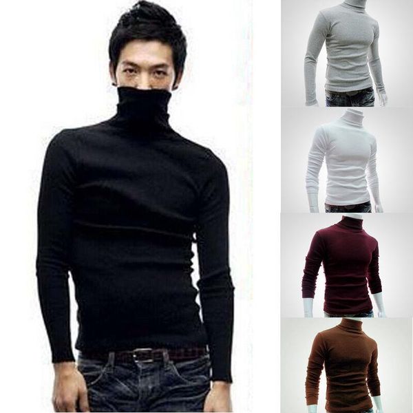 gym clothing winter men slim warm cotton high neck pullover jumper sweater turtleneck, White;black
gym clothing winter men slim warm cotton high neck pullover jumper sweater turtleneck, White;black