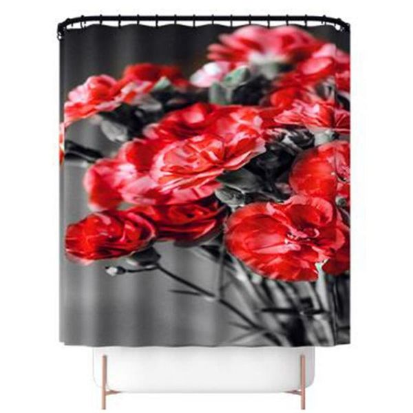 shower curtains bathroom curtain simple black white red digital printing 180*180cm
shower curtains bathroom curtain simple black white red digital printing 180*180cm
