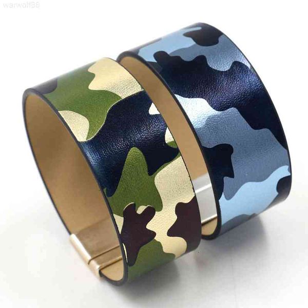 luxury japan and south korea selling lovers camouflage fashion pu wide leather simple magnetic button handle personalized designer jewelryme, Golden;silver
luxury japan and south korea selling lovers camouflage fashion pu wide leather simple magnetic button handle personalized designer jewelryme, Golden;silver
