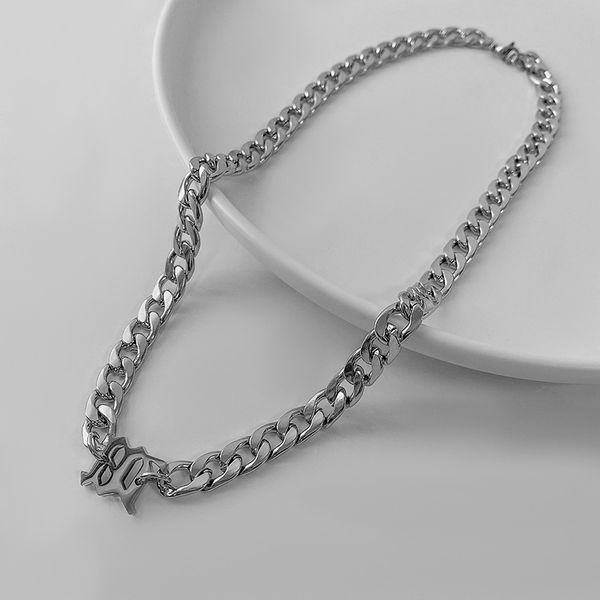 xianlan075 small design hip-hop clavicle necklace chain street cuba male female couples of tide of chain letter chain, deserve to, Silver
xianlan075 small design hip-hop clavicle necklace chain street cuba male female couples of tide of chain letter chain, deserve to, Silver