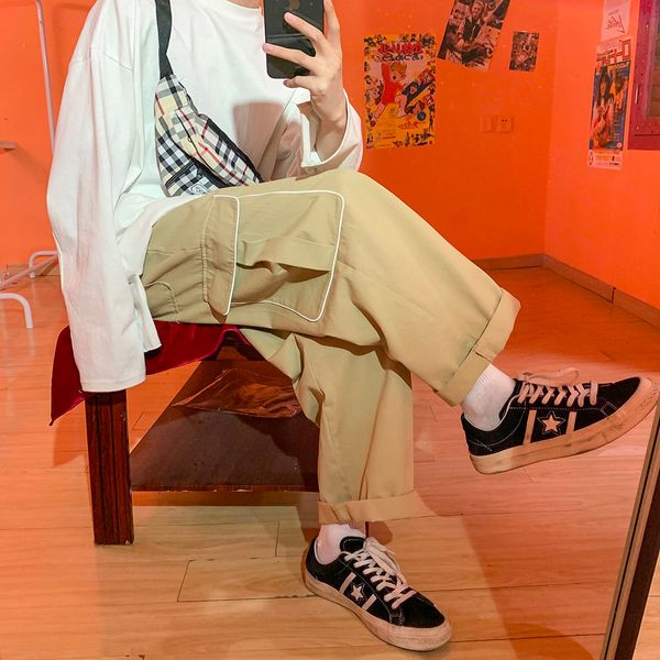 2021 new male released baggy straight green/khaki/black casual military-style streetwear high-quality pants m-2xl pzzg
2021 new male released baggy straight green/khaki/black casual military-style streetwear high-quality pants m-2xl pzzg