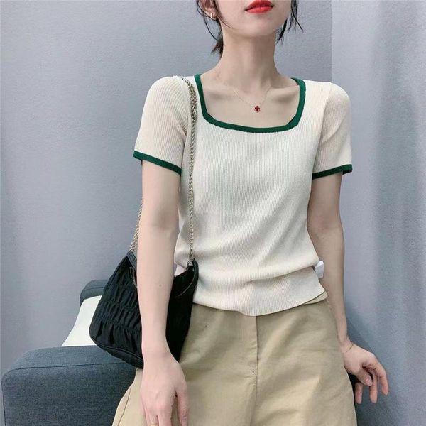 women's sweaters 2021 rushed 20565 (1 room 3 row lower) non real net red picture square neck short sleeve knitted t-shirt 29, White;black
women's sweaters 2021 rushed 20565 (1 room 3 row lower) non real net red picture square neck short sleeve knitted t-shirt 29, White;black