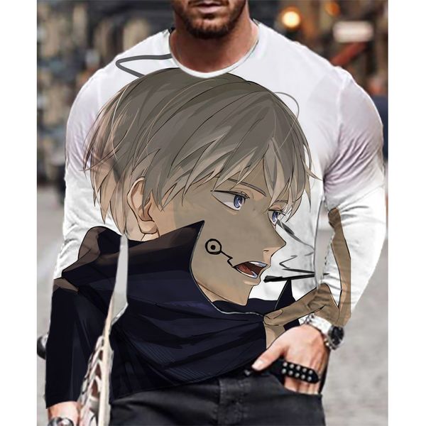 jujutsu kaisen handsome pattern men's 3d printing t-shirt visual impact party round neck long sleeve designer plus size printing daily, White;black
jujutsu kaisen handsome pattern men's 3d printing t-shirt visual impact party round neck long sleeve designer plus size printing daily, White;black