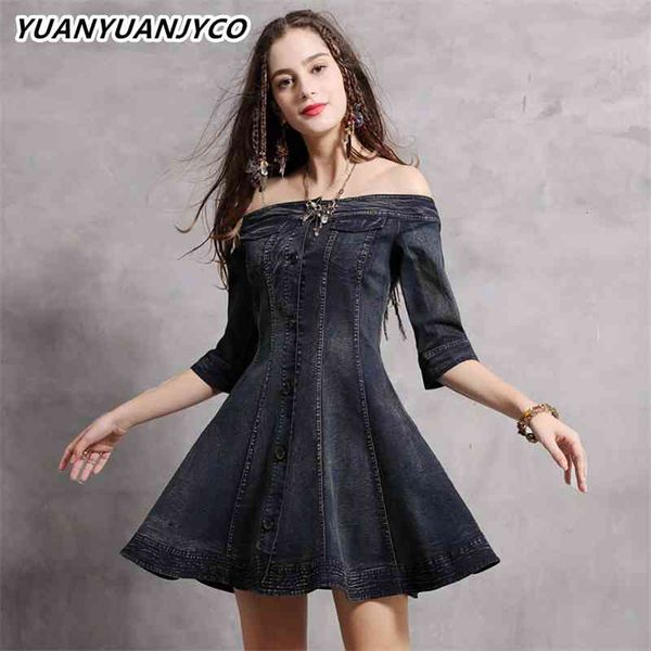 women's knits & tees yuanyuanjyco spring autumn women mini casual denim es off shoulder vintage half sleeve cotton jean ladie, White
women's knits & tees yuanyuanjyco spring autumn women mini casual denim es off shoulder vintage half sleeve cotton jean ladie, White