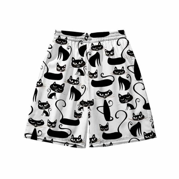 men's shorts 2021 summer seaside beach large size loose cat 2 holiday 3d printed pants, White;black
men's shorts 2021 summer seaside beach large size loose cat 2 holiday 3d printed pants, White;black