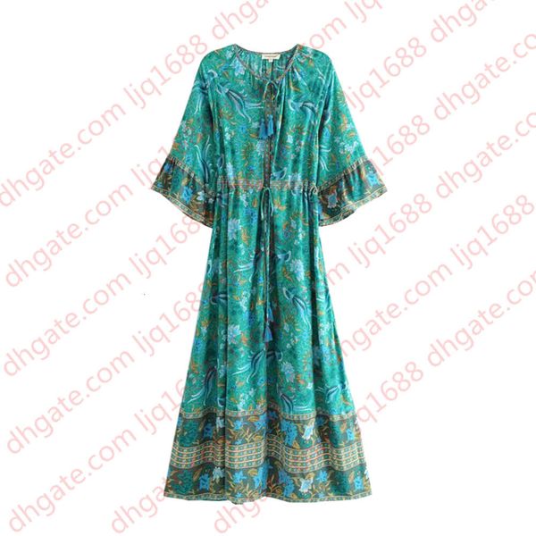 maxi dress women summer flare 3/4 sleeve v-neck long cardigan style floral print vintage bohemian beach travel dresses boho loose long dress, Black;gray
maxi dress women summer flare 3/4 sleeve v-neck long cardigan style floral print vintage bohemian beach travel dresses boho loose long dress, Black;gray