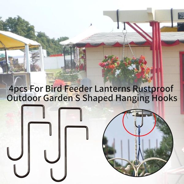 hooks & rails 4pcs heavy duty steel indoor flower pot hanging outdoor garden for bird feeder rustproof fence s shaped kitchen balcony
hooks & rails 4pcs heavy duty steel indoor flower pot hanging outdoor garden for bird feeder rustproof fence s shaped kitchen balcony