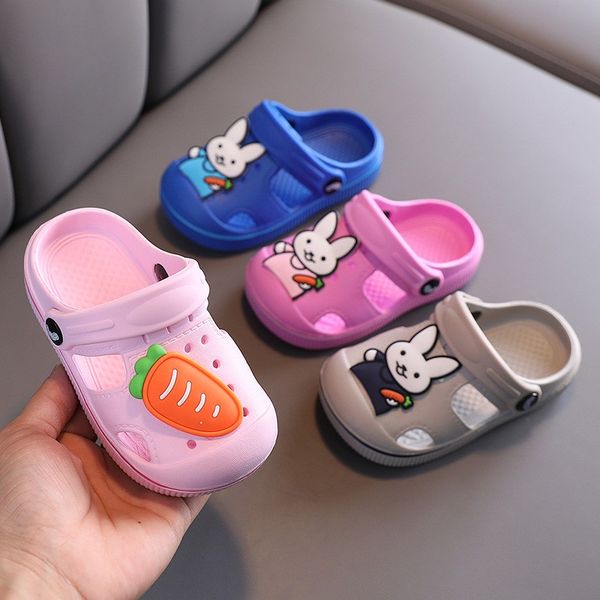 2-5y kids summer baby boys girls croc sandals flat heels rabbit turnip slippers childrens garden shoes, Black;red
2-5y kids summer baby boys girls croc sandals flat heels rabbit turnip slippers childrens garden shoes, Black;red
