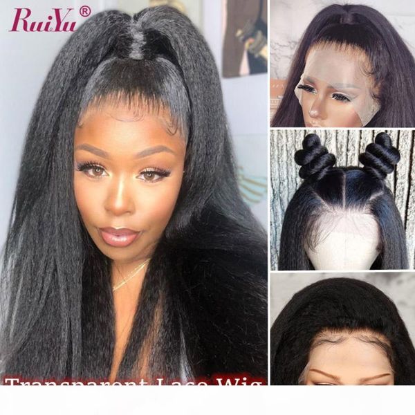 kinky straight lace front wig transparent 360 lace frontal wig remy 13x6 front human hair wigs for black women ruiyu hair, Black;brown
kinky straight lace front wig transparent 360 lace frontal wig remy 13x6 front human hair wigs for black women ruiyu hair, Black;brown
