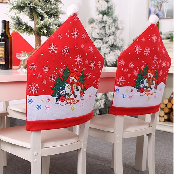 chair covers christmas santa claus red cap back cover dinner table case decorations
chair covers christmas santa claus red cap back cover dinner table case decorations